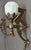 19th Century Art Deco Bronze Wall Sconces with Tulip Shades and Dragons, 1890s, Set of 2 For Sale - Image 5 of 11
