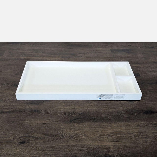 White Serena & Lily Harbour Cane Changing Table For Sale - Image 8 of 18