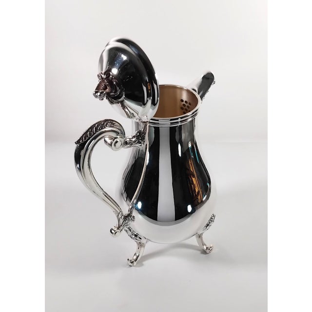 1950s 1950s Christofle Pompadour Model Coffee Pot For Sale - Image 5 of 7