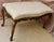 Antique Bench French Hand Carved Gold Leaf Giltwood Ivory Silk Damask. This bench showcases the Craftsmen that recently...