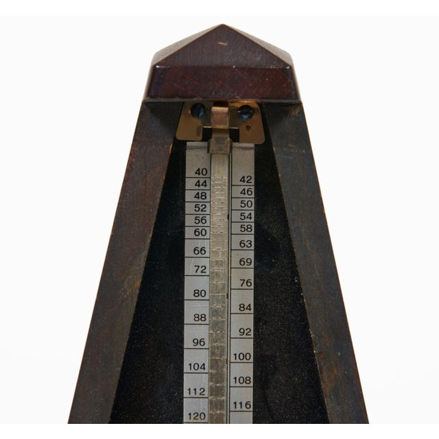 Wittner Mechanical Pyramid Metronome For Sale - Image 10 of 13