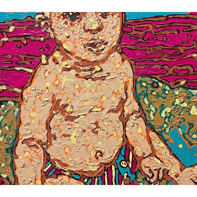 Original Oil Painting: "Baby" by Ukrainian Artist Tomasik 75-85 For Sale - Image 6 of 6