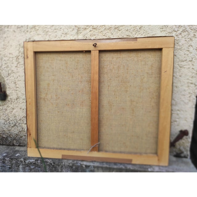 Pradel, French Landscape, 1993, Oil on Canvas For Sale - Image 8 of 9