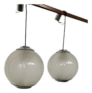 Chandeliers LS2 attributed to Luigi Caccia Dominioni attributed to Azucena, 1960s, Set of 2