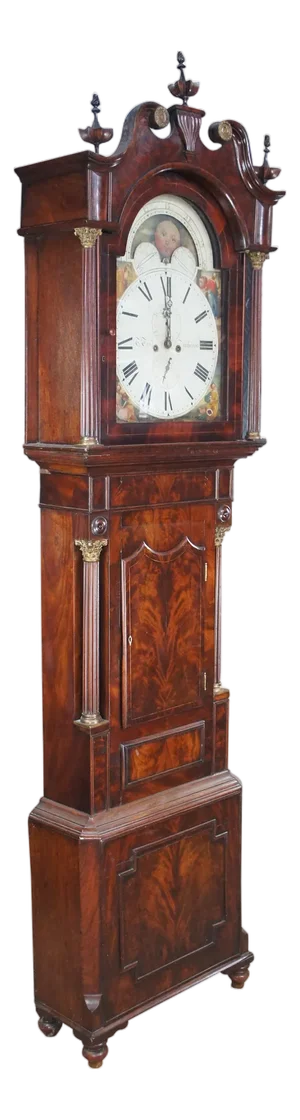 Monumental Antique 18th Century English Georgian Manchester Grandfather Clock