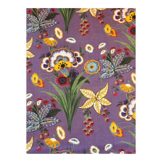 Thibaut F920850 Pasadena Plum Fabric 1 7/8 Yards For Sale