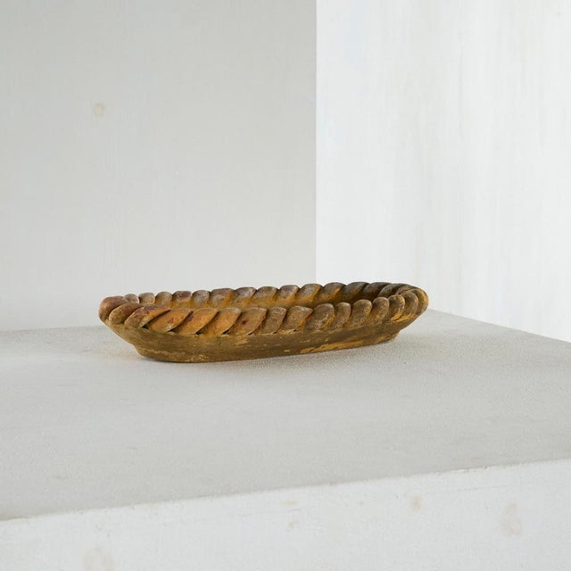 Large Braided Pottery Centerpiece Bowl, 1950s For Sale - Image 6 of 14