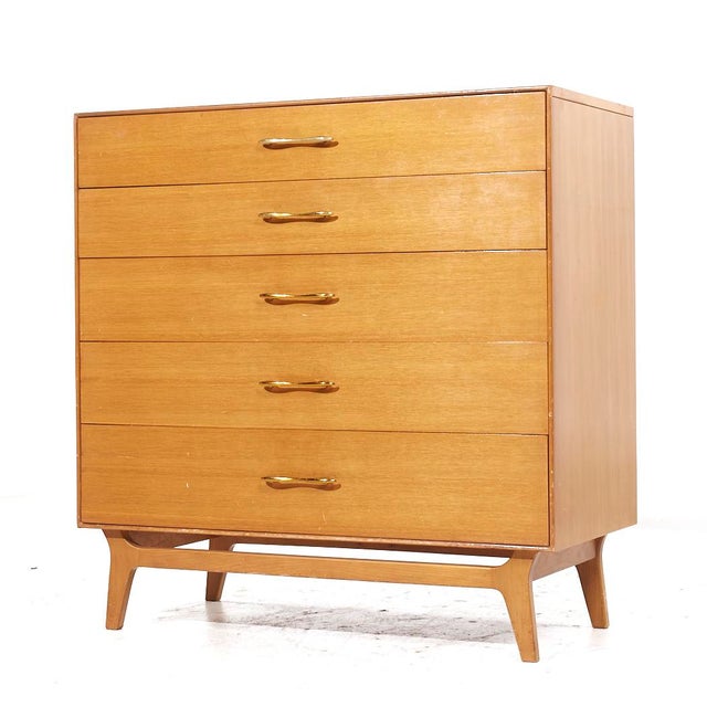 Mid-Century Modern Rway Mid Century Highboy Dresser For Sale - Image 3 of 9