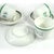Large Belgian Porcelain Cups and Saucers, 1890s, Set of 6 For Sale - Image 6 of 10