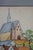 Mid 20th Century Mid 20th Century Helen McRae Church Steeple Cityscape Watercolor Painting 9" For Sale - Image 5 of 8