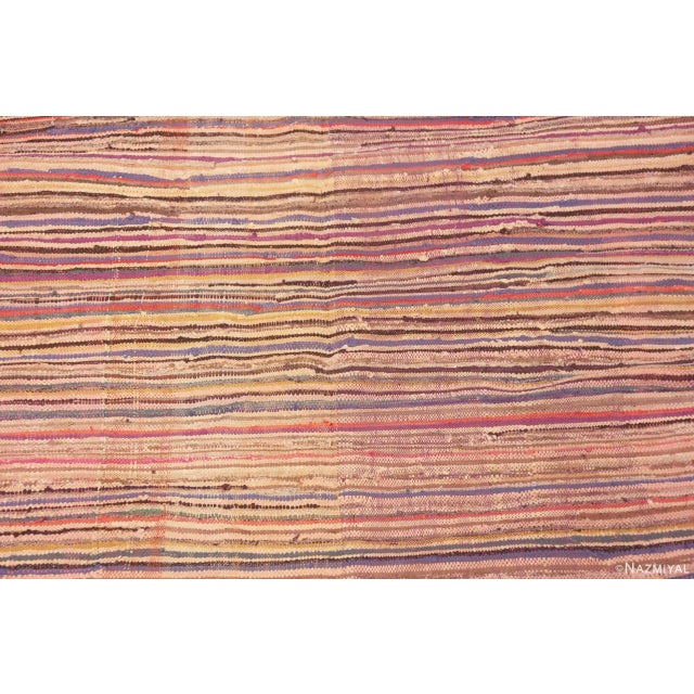 Moroccan Nazmiyal Collection Vintage Moroccan Striped Kilim Rug For Sale - Image 3 of 8