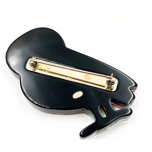 Contemporary Chanel Pink Owl Resin Brooch For Sale - Image 3 of 3