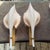 Two 1970s Mid-Century Modern Pink Murano Glass Leaf Wall Sconces by Franco Luce For Sale - Image 10 of 18