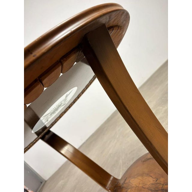 Art Deco Glass and Mirror Top Coffee Table, 1940s For Sale - Image 9 of 10