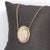 2020s 6.36cts Ethiopian Opal Pendant With Natural Diamonds Halo in 14k Solid Gold For Sale - Image 5 of 8