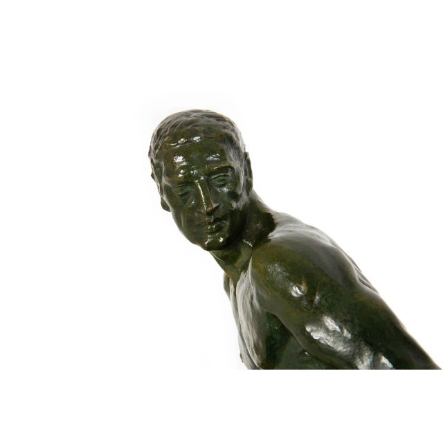 French Art Deco Bronze Sculpture “The Lock” by Pierre Le Faguays Ca. 1930 For Sale - Image 9 of 18