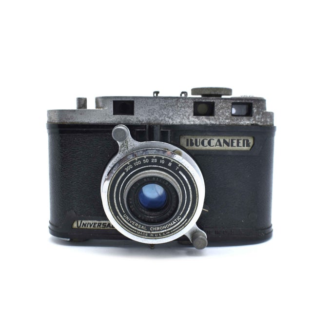 This Universal Buccaneer, a 1940s American classic, is a standout piece of industrial sculpture. Featuring a rugged black...