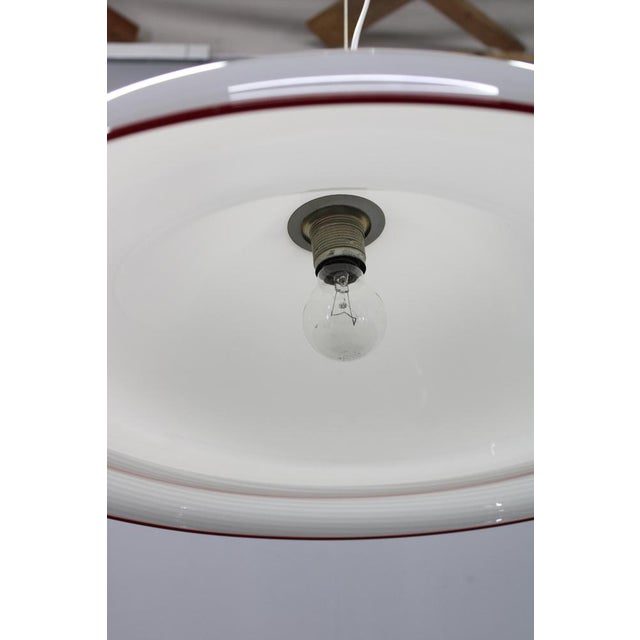 Red Murano Glass Pendant Light, Italy, 1970s For Sale - Image 8 of 12