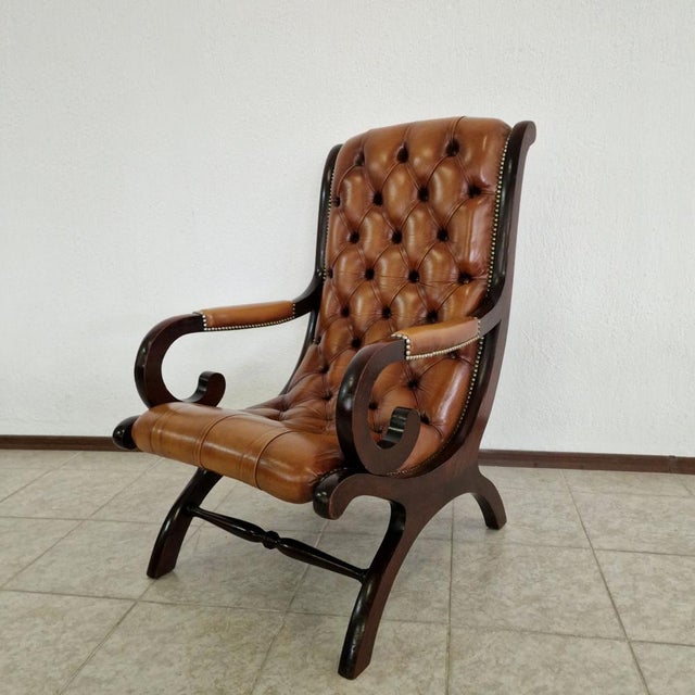 Chesterfield Relaxing Armchair, 2000s For Sale - Image 4 of 8