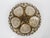 Baroque 1970s Spanish Neo-Baroque Gilt Cast Brass and Crystal Flush Mount Ceiling Light For Sale - Image 3 of 10