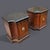 Mid-Century Modern Pair of Vintage Hollywood Regency Octagonal Marble Top Side Tables/Cabinets For Sale - Image 3 of 11