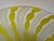 1950s Murano Hand Blown Art Glass Bowl Yellow Latticino Filigrana Dish For Sale In Los Angeles - Image 6 of 9