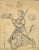 Heinrich Schlitt, German Medieval Costume Studies, 1875, Graphite Drawing For Sale - Image 5 of 5