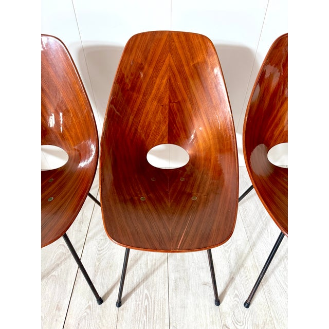Vintage Medea Chairs by Vittorio Nobili for Fratelli Tagliabue, 1950s, Set of 6 For Sale - Image 13 of 15