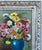 1940s Wpa Suffragist Artist Adele Clark Framed Rare Floral Impressionist Oil Painting For Sale - Image 13 of 18