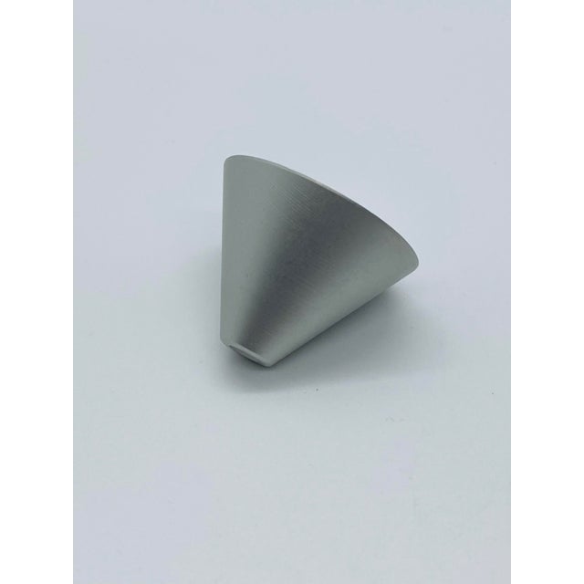 Mid-Century Modern Mid-Century Modern Aluminum Cone Knobs - Set of 12 For Sale - Image 3 of 4