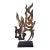 Mid-Century Brutalist Flame Table Sculpture For Sale