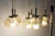 Cascade Chandelier with 6-Light Smoked Glass Drops, 1960s For Sale - Image 11 of 18