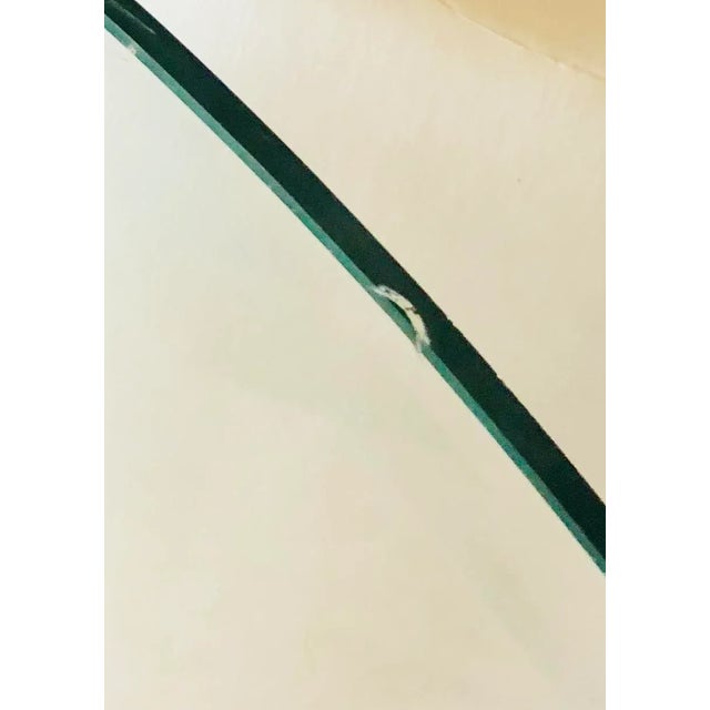 1970s Hollywood Regency Faux Bamboo Oval Cocktail Table For Sale - Image 9 of 13