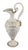 Elegant Neo-Classical Ewer Gilded White Ornate Figural Porcelain Capoimpero Ardald Italy For Sale - Image 16 of 16