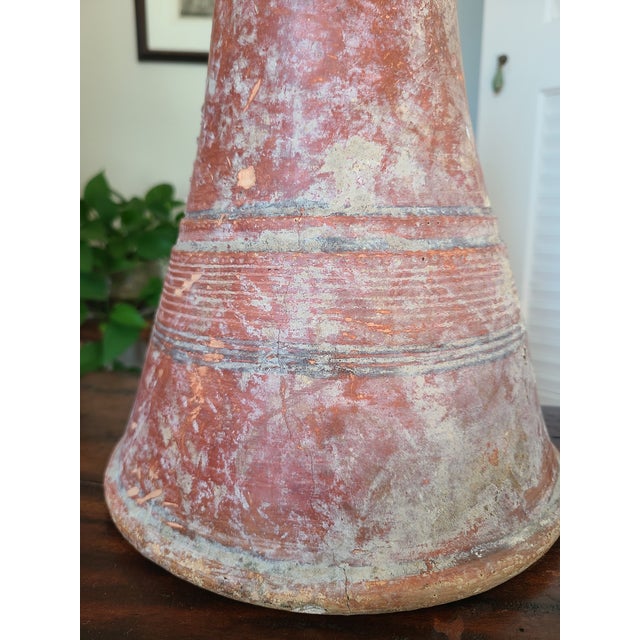 Early 20th Century Primitive African Terracotta Bedpost For Sale - Image 9 of 14