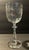 Glass Antique 1930’s Rock Sharpe Crystal Stem Wine Glasses Paisley Pattern Set of 5 For Sale - Image 7 of 9