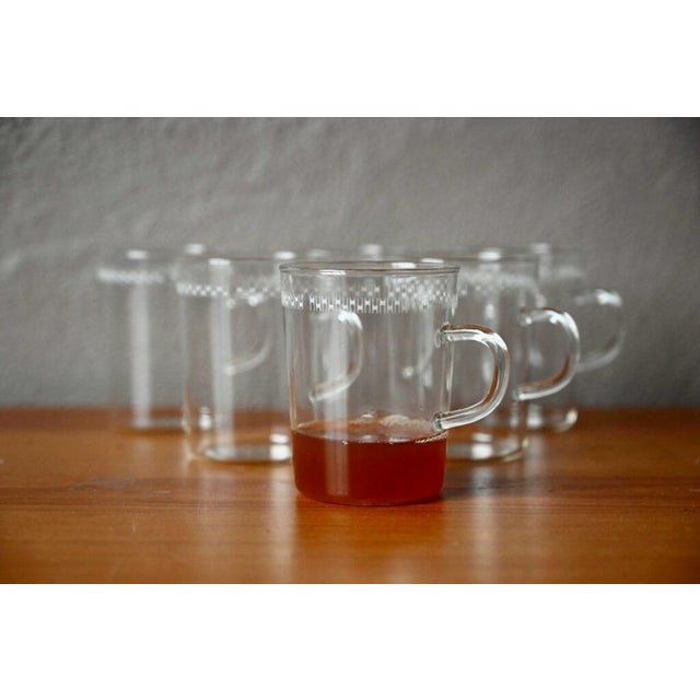 Glass Coffee Set from Schott, Set of 6 For Sale - Image 4 of 8