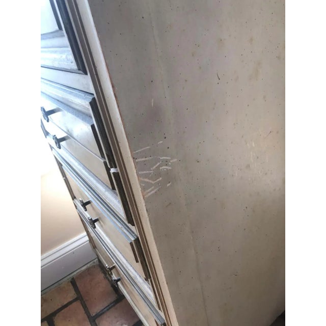 Cream Hollywood Regency Upright Jewelry Dresser For Sale - Image 8 of 12