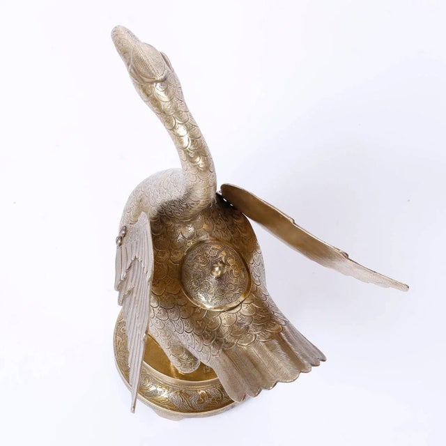 Brass Anglo-Indian Brass Birds - A Pair For Sale - Image 8 of 11