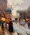 Pair of Mid-Century Paris Street Scene Oil Paintings Signed Robert Lebron For Sale - Image 11 of 18