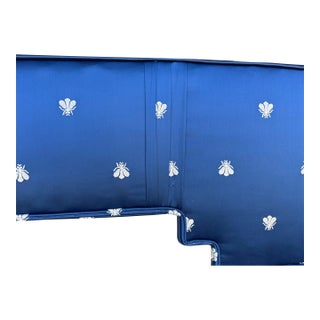 Napoleon Bee Navy Window Cornice / Window Valance For Sale