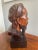 Folk Art Hand-Carved Wood Bust of Ho Chi Minh by Thanh Lê For Sale - Image 3 of 8