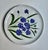 Cornflower Blue Late 20th Century Italian Glazed White Pottery Platter With Blue Cornflowers For Sale - Image 8 of 18