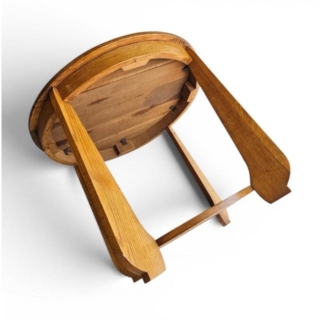Art Deco Oak Side Table, 1930s For Sale - Image 13 of 16