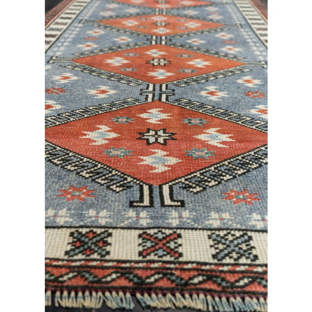 Contemporary Turkish Vintage Rug 2'7 x 12'6" For Sale - Image 3 of 4