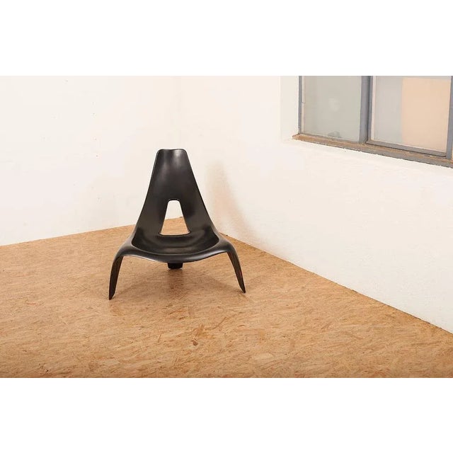 Relaxer Armchair in Reinforced Polyester Fiberglass with Color Gel Finish by Werner Müller, 1970s For Sale - Image 10 of 11