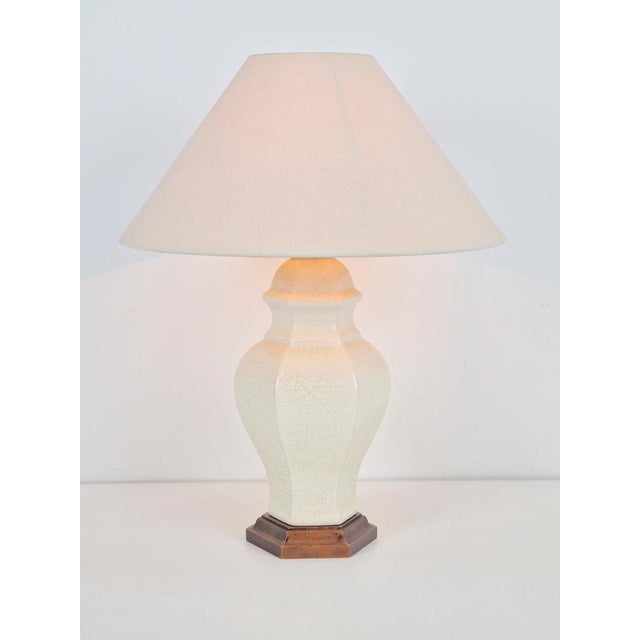 Vintage Ceramic Table Lamp, 1970s For Sale - Image 9 of 10