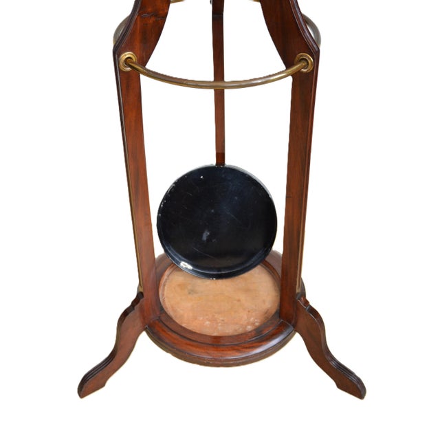 English Arts and Crafts Coat Stand in Mahogany, 1900s For Sale - Image 12 of 13