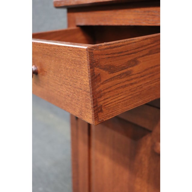 Hunt Country Furniture Brandywine Hall Quarter Sawn Oak Buffet For Sale - Image 10 of 18