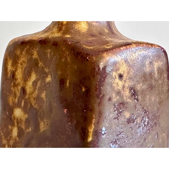 Free-Form Ceramic Art Vase in Earth Tones from Mobach-Keramik, Netherlands, 1960s For Sale - Image 10 of 18